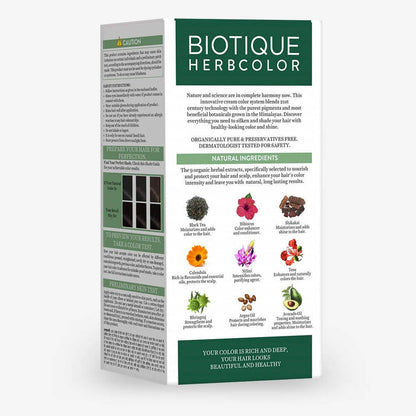 Biotique Herbcolor 3N Darkest Brown 50Gm + 110Ml
