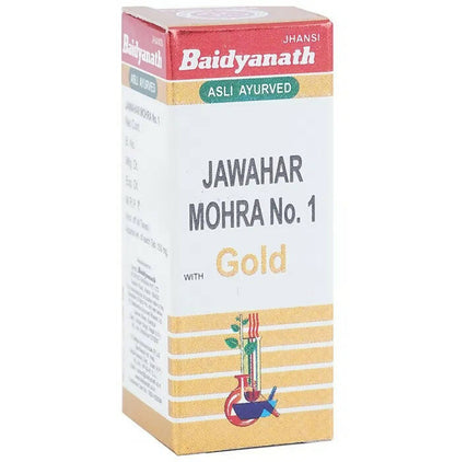 Baidyanath Jhansi Jawahar Mohra No. 1 with Gold Tablets - 10 tabs