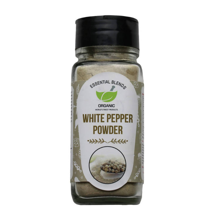 Essential Blends Organic White Pepper Powder - 75 gm
