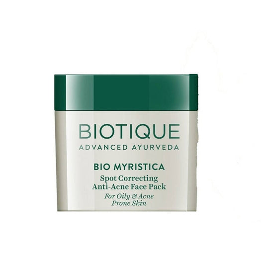 Biotique Advanced Ayurveda Bio Myristica Spot Correcting Anti Acne Face Pack - 20 gm