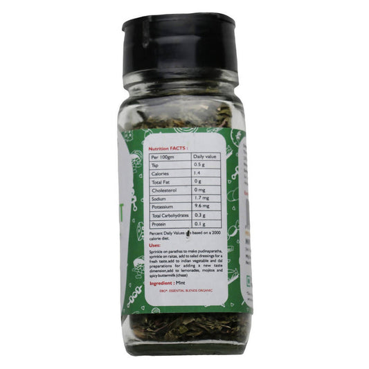 Essential Blends Organic Dried Mint Powder - 40 gm
