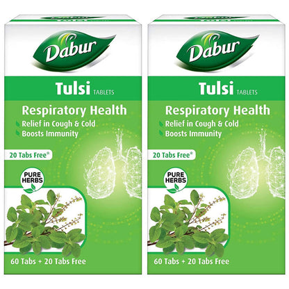 Dabur Tulsi Tablets Respiratory Health - Pack of 1