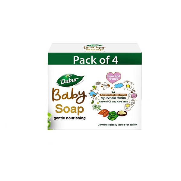 Dabur Baby Soap Gentle Nourishing - Pack of 4