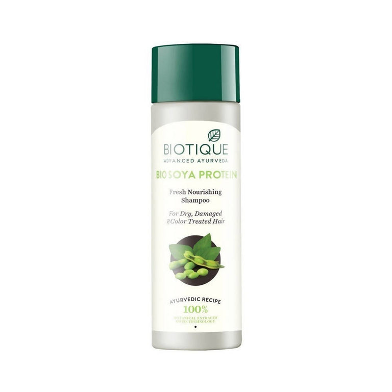 Biotique Advanced Ayurveda Bio Soya Protein Fresh Nourishing Shampoo - 120ml