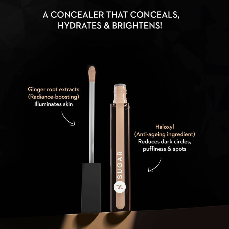 Sugar Auto Correct Creaseless Concealer - (Golden Undertone) 07 Vanilla Latte - 2 gm