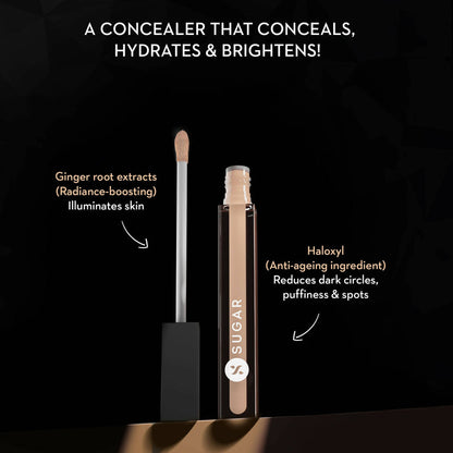 Sugar Auto Correct Creaseless Concealer - (Golden Undertone) 07 Vanilla Latte - 2 gm