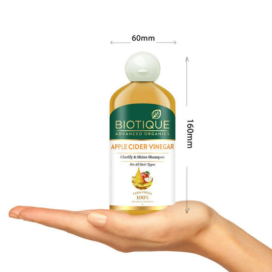 Biotique Advanced Organics Apple Cider Vinegar Clarify & Shine Shampoo - 300 ml