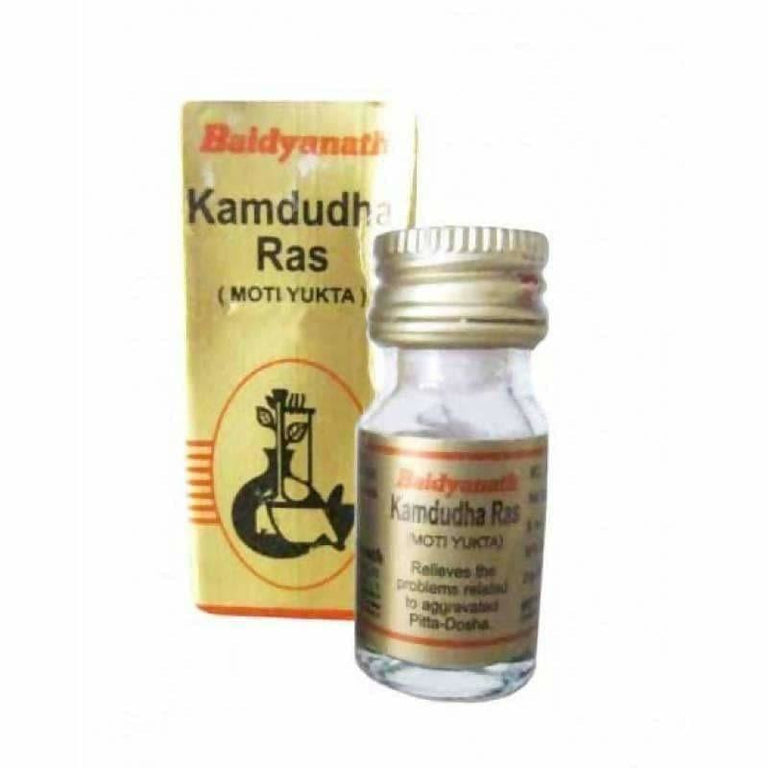 Baidyanath Jhansi Kamdudha Ras with Moti Yukta - 25 tabs