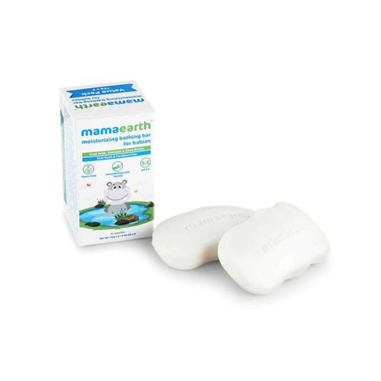Mamaearth Moisturizing Bathing Bar Soap For Babies - Pack of 2