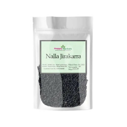 Happy Herbals Nalla Jirakarra (Black Cumin) - 100 gm