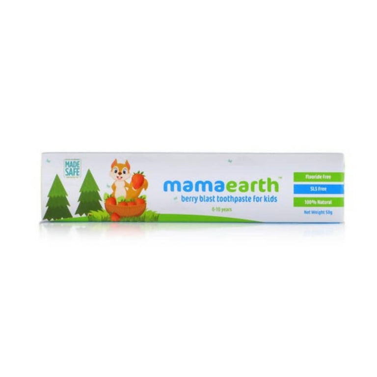Mamaearth Berry Blast Kids Toothpaste For Promotes Healthy Teeth & Gums, Cleanses Teeth - 50 gm - Pack of 1