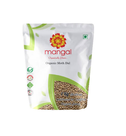 Mangal Organics Moth Dal - 1 kg