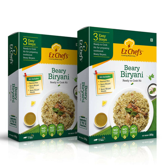 Ez Chef's Beary Biryani Kit - Mangalore's Famous Biryani - 305 gm - Pack of 2