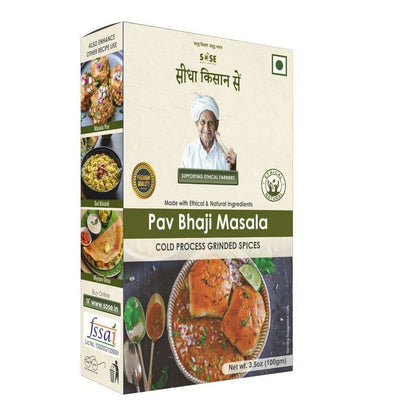 Gir Sidha Kisan Se Natural Pav Bhaji Masala - 100 gm