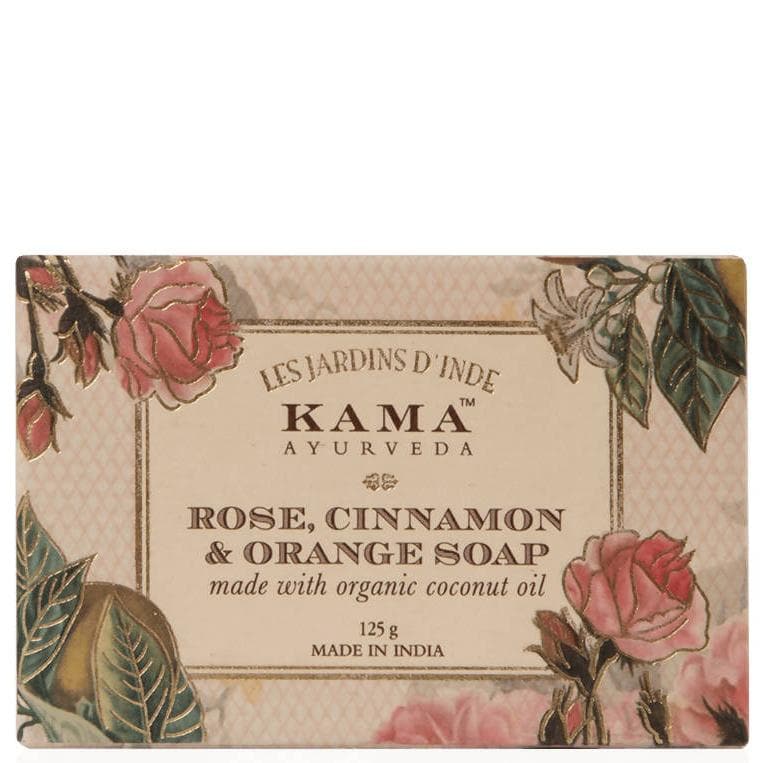 Kama Ayurveda Rose, Cinnamon & Orange soap 125gm - 125 gm