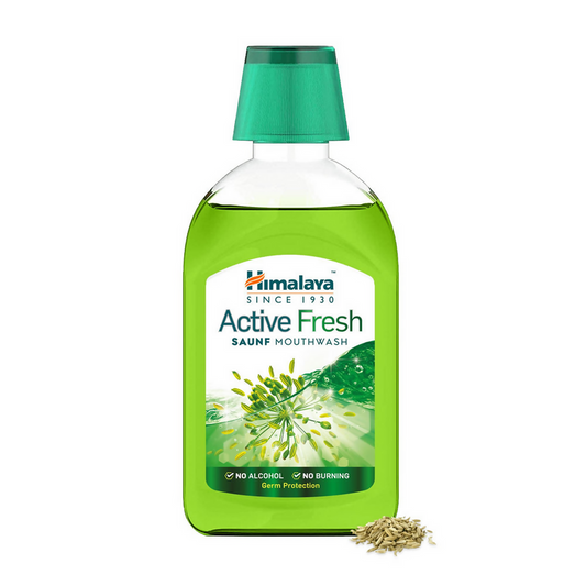 Himalaya Herbals Active Fresh Saunf Mouthwash - 215 ml