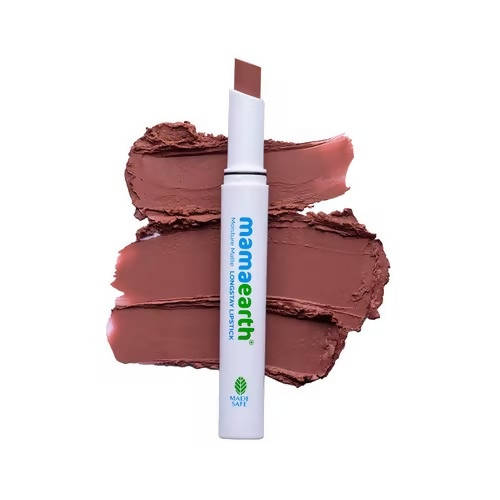 Mamaearth Moisture Matte Long Stay Lipstick-Espresso Brown - 2 gm