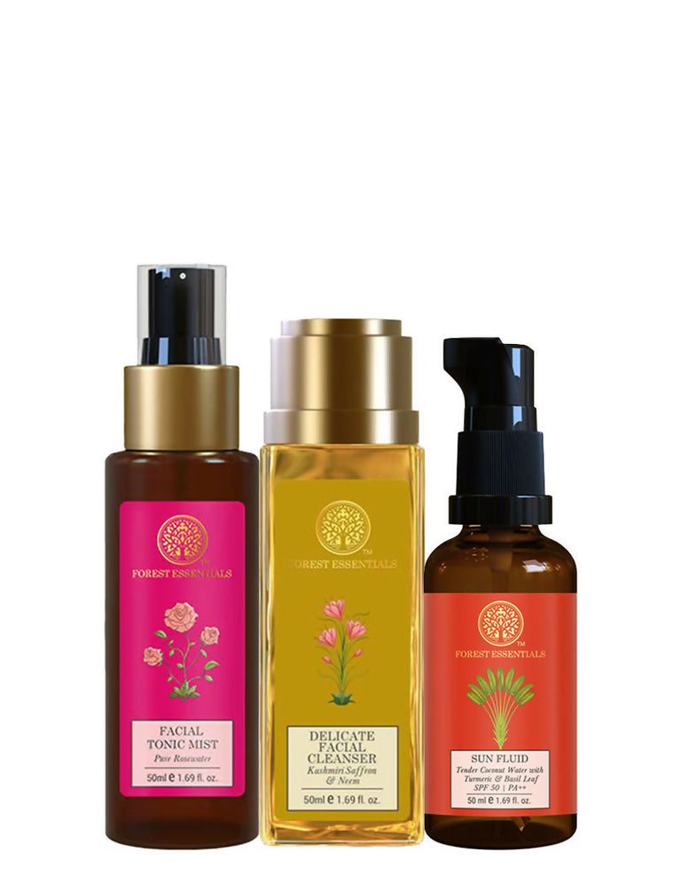 Forest Essentials Everday Sun Protection (SPF) Ritual - combo