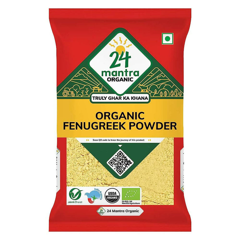 24 Mantra Organic Fenugreek Powder - 100 gm