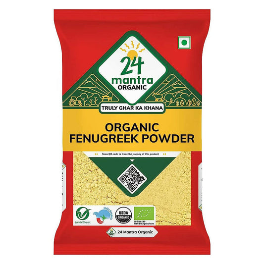 24 Mantra Organic Fenugreek Powder - 100 gm