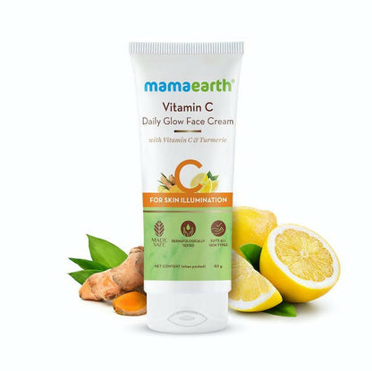 Mamaearth Vitamin C Daily Glow Face Cream - 80 gm