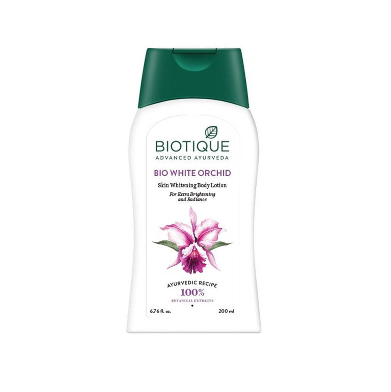Biotique Advanced Ayurveda Bio White Orchid Skin Whitening Body Lotion - 180 ml