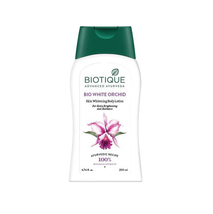 Biotique Advanced Ayurveda Bio White Orchid Skin Whitening Body Lotion - 180 ml