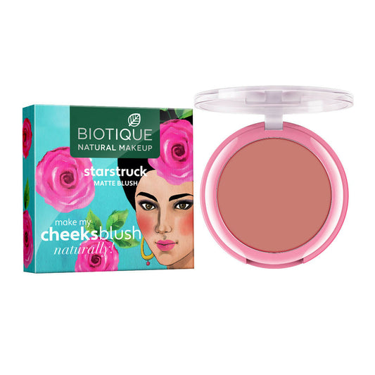 Biotique Starstruck Matte Blush -Modesty Blush-BL31 - 6 gm