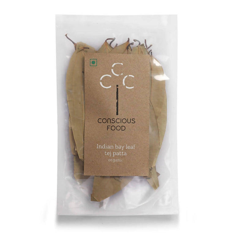 Conscious Food Organic Indian Bay Leaf (Tej Patta) - 10 gm