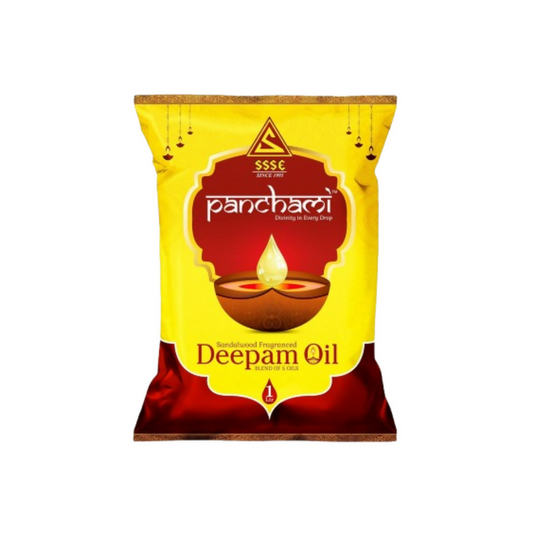 Panchami Sandalwood Fragranced Pooja Oil - 1000 ml