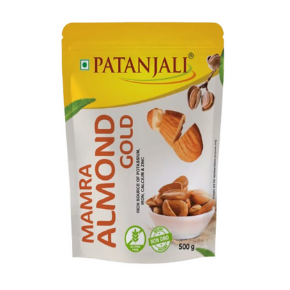 Patanjali Mamra Almond Gold - 500 gm