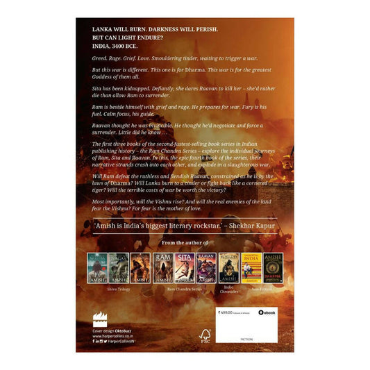 War Of Lanka (Ram Chandra Series Book 4) by Amish Tripathi - Paperback