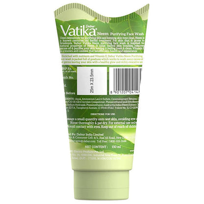 Dabur Vatika Neem Face Wash - 150 ml