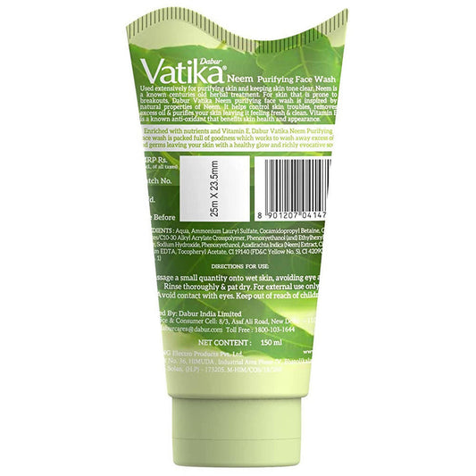 Dabur Vatika Neem Face Wash - 150 ml