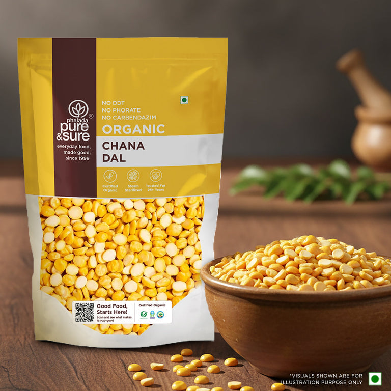 Pure & Sure Organic Chana Dal - 500 gm