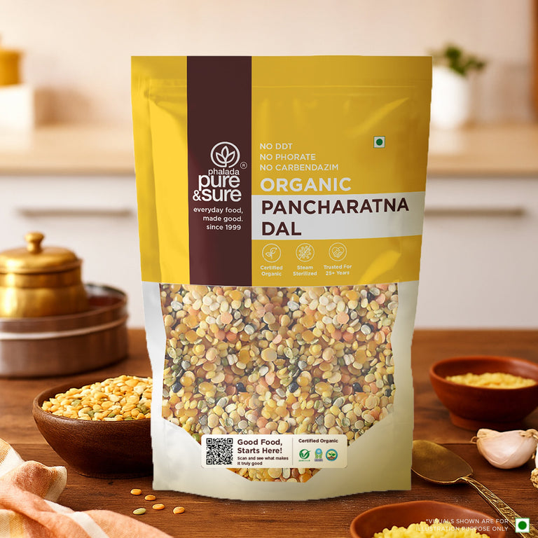 Pure & Sure Organic Pancharatna Dal - 500 gm