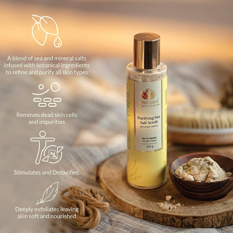 Shankara by Sri Sri Tattva Purifying Sea Salt Scrub - 200 ml