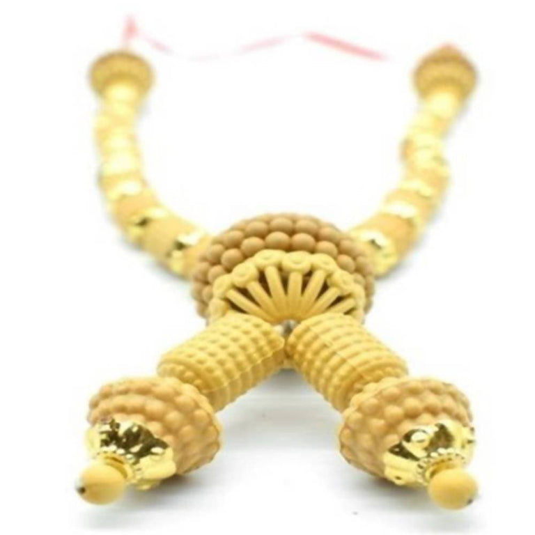 Puja N Pujari Multi Color Pearls Garland For God Idols