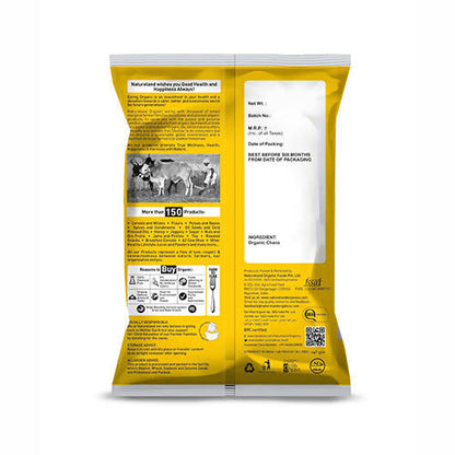 Nature Land Organics Roasted Chana Dal - 500 gm