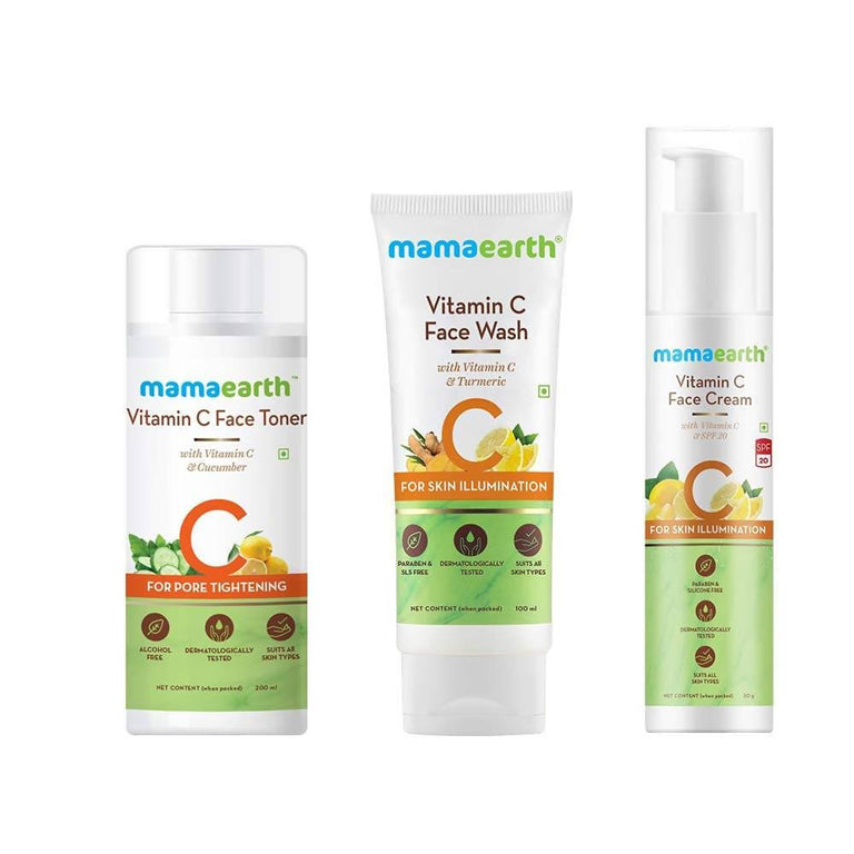Mamaearth Vitamin C Skincare Regimen Kit - Kit