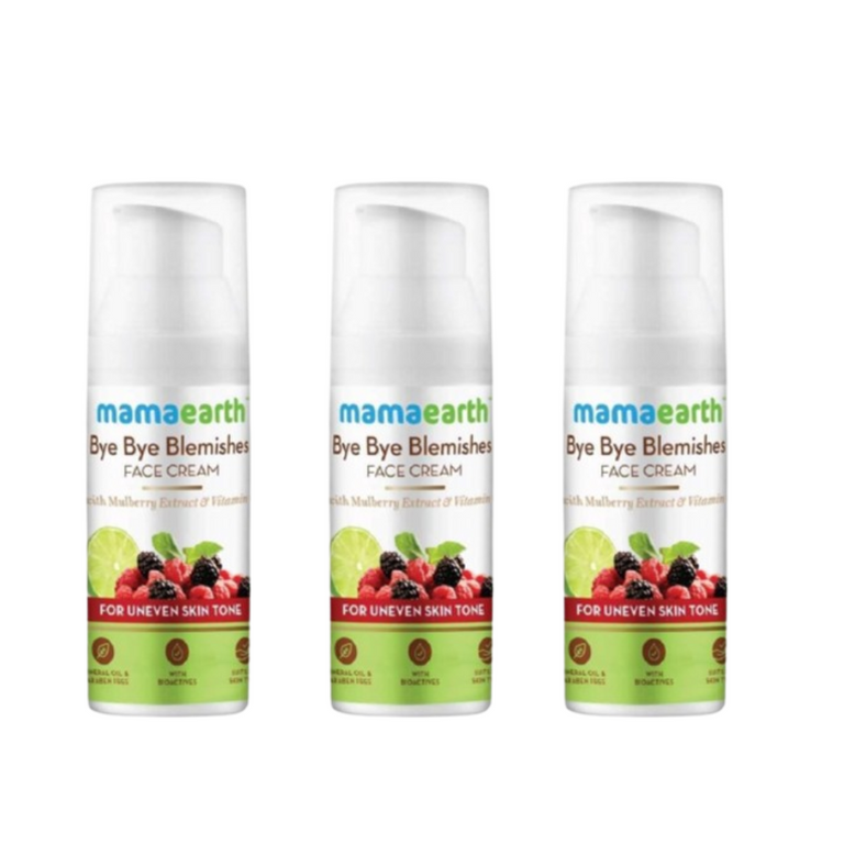 Mamaearth Bye Bye Blemishes Face Cream For Uneven Skin Tone - 30 ml - Pack of 1