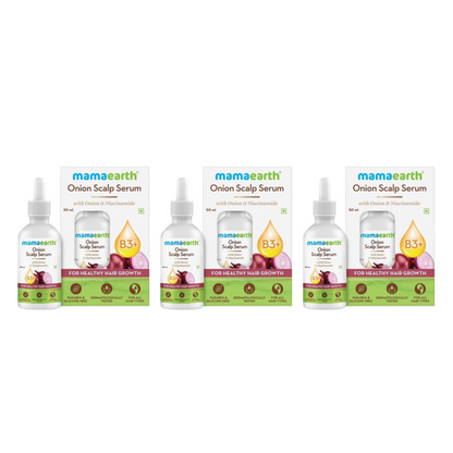 Mamaearth Onion Scalp Serum For Healthy Hair Growth - 50 ml - Pack of 1