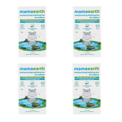 Mamaearth Moisturizing Bathing Bar Soap For Babies - Pack of 2