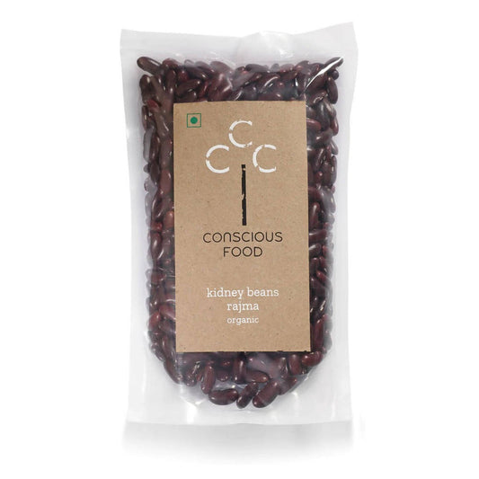 Conscious Food Organic Kidney Beans (Rajma) - 500 gm
