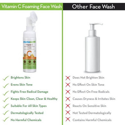 Mamaearth Vitamin C Foaming Face Wash - 150 ml
