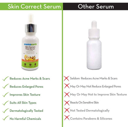 Mamaearth Skin Correct Face Serum - 15 ml - Pack of 1