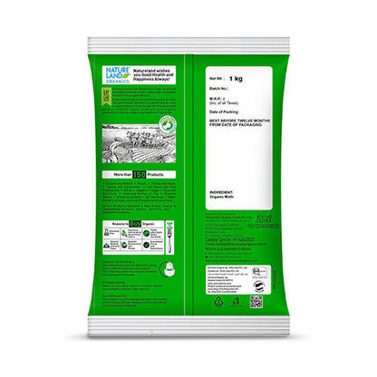 Nature Land Organics Moth Whole - 500 gm