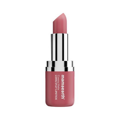 Mamaearth Creamy Matte Long Stay Lipstick - Rose Nude - 4.2 gm