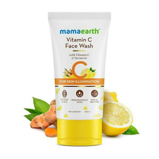 Mamaearth Vitamin C Face Wash with Vitamin C and Turmeric - 150 ml