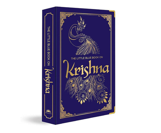 The Little Blue Book on Krishna by Shubha Vilas - Hardcover